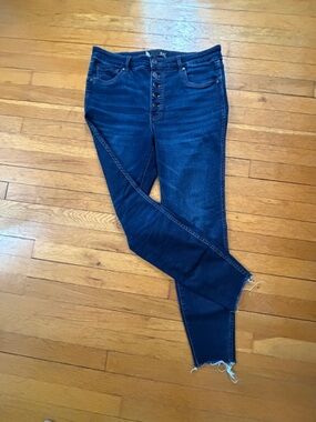 Kut from the Kloth Ab Fab Indigo Skinny Jeans Size 12
